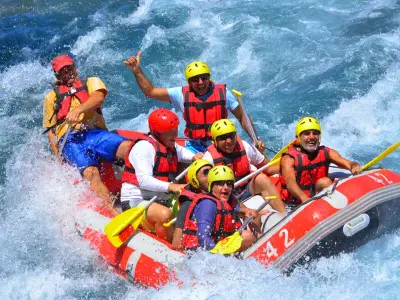 Rafting-Tour Höhepunkt